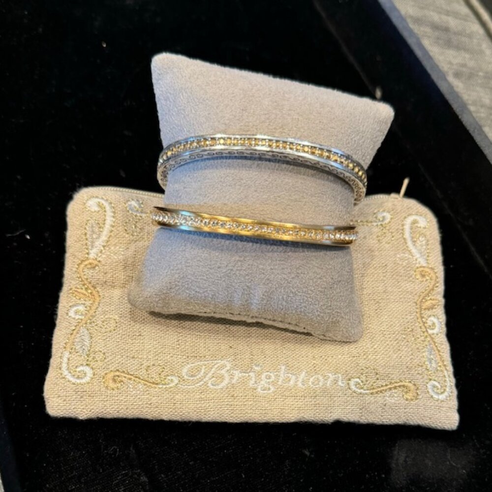 Pair of Brighton Hinged bracelets
